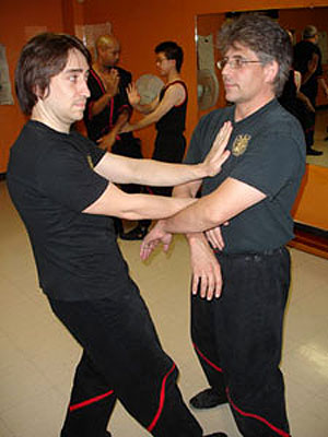 WingTsun Kung Fu Chi Sao moves practiced in partner training