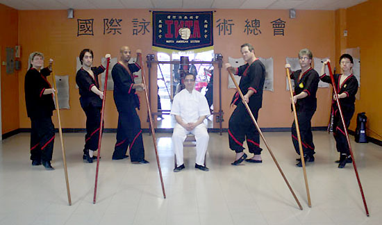 International WingTsun Kung Fu Association Sifus with Grandmaster Leung Ting